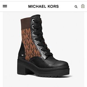 Like new, size 9.5 Michael Kors combat boots